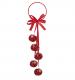 Jingle Bells Door Hanger Decoration - Red
