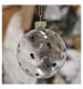 White & Gold Glass Baubles - Dotty