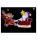 Premier Animated Christmas Santa Sleigh & Reindeer Projector