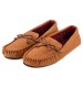 Totes Men's Suedette Moccasin Slippers - Tan S
