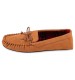 Totes Men's Suedette Moccasin Slippers - Tan S