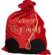 Disney Mickey Mouse Luxury Red Velvet Christmas Gift Sack