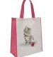Playful Kitten Recycled Tote Shopping Bag