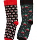 Christmas Socks - Men's Pack of 2 - Cars Ho Ho Ho