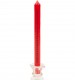 Red Advent Candle with Glass Holder