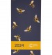 Cancer Research UK 2024 Pocket Diary - Navy Bees