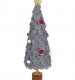 Fabric Tree Decoration With Wooden Base 