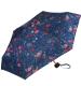 Pink and Blue Floral Bird Print Umbrella