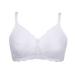 Nicola Jane Florence Pocketed Soft Lace Bra in White