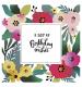 Bright Contemporary Florals Birthday Card