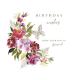 Burst Of Watercolour Florals Birthday Card