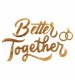 Better Together Metallic Effect Temporary Tattoo