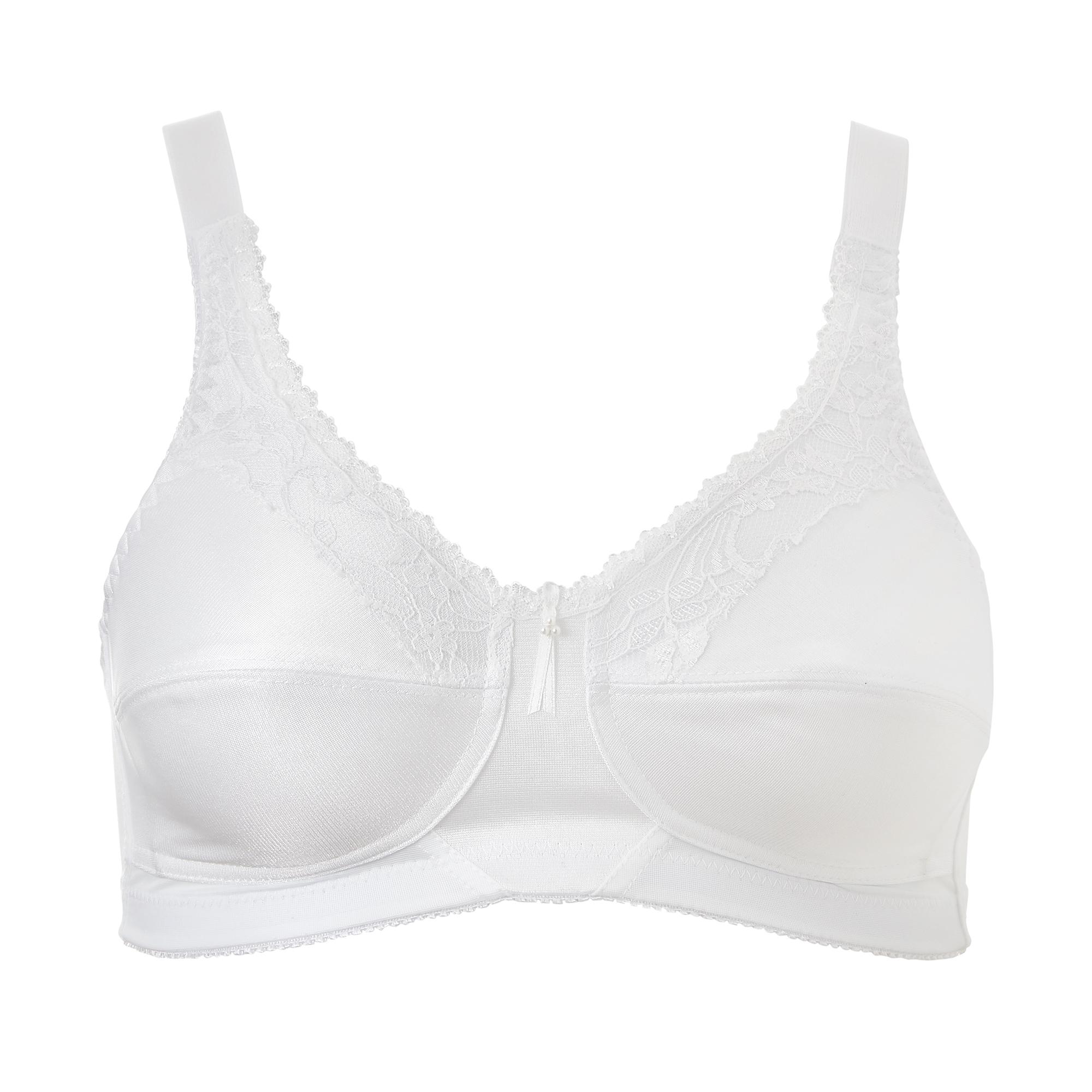 Orchid Mastectomy Bra - White Right Pocket - 34B & 34D only