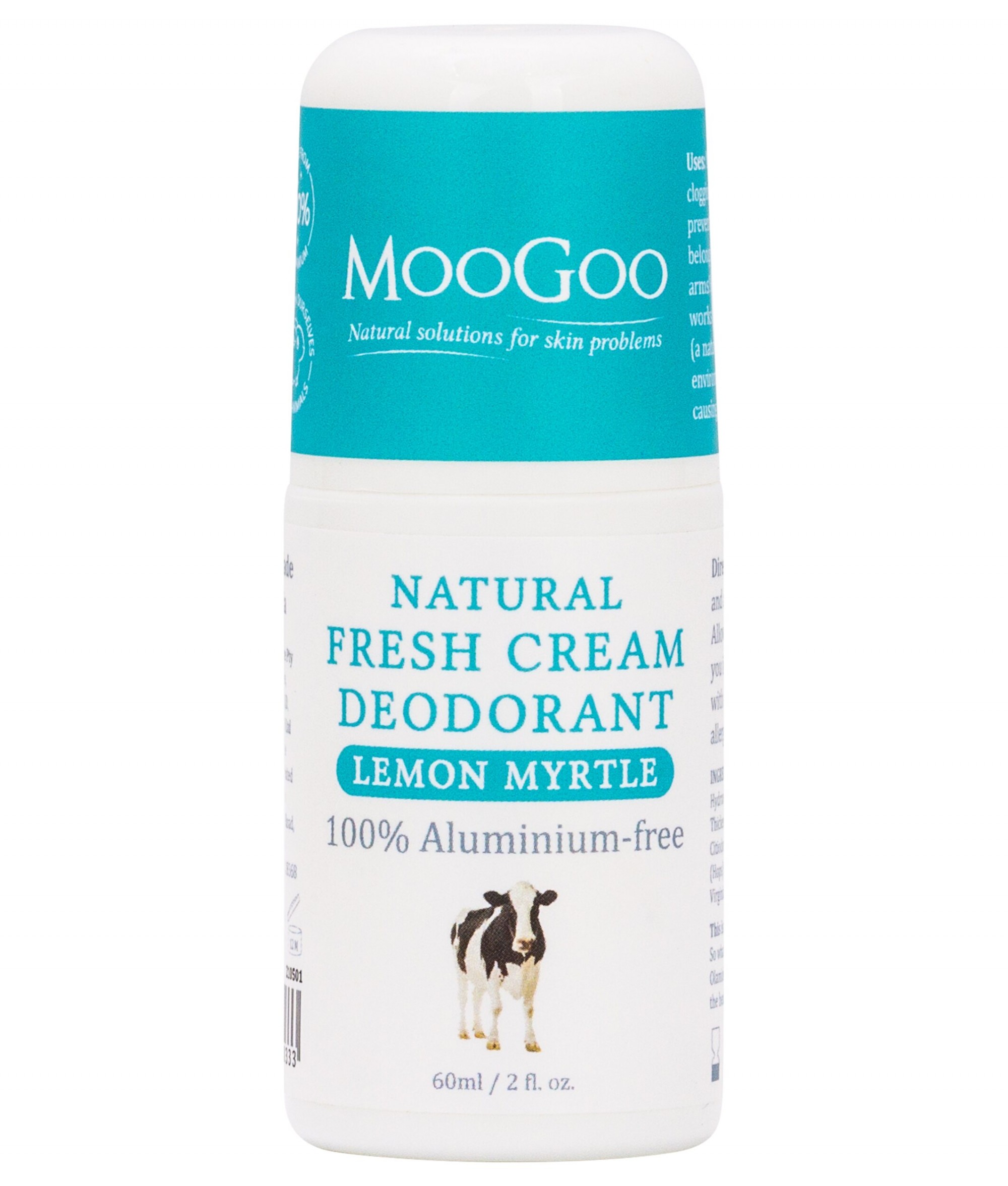 MooGoo Fresh Cream Deodorant - Lemon Myrtle | Cancer Research UK Shop