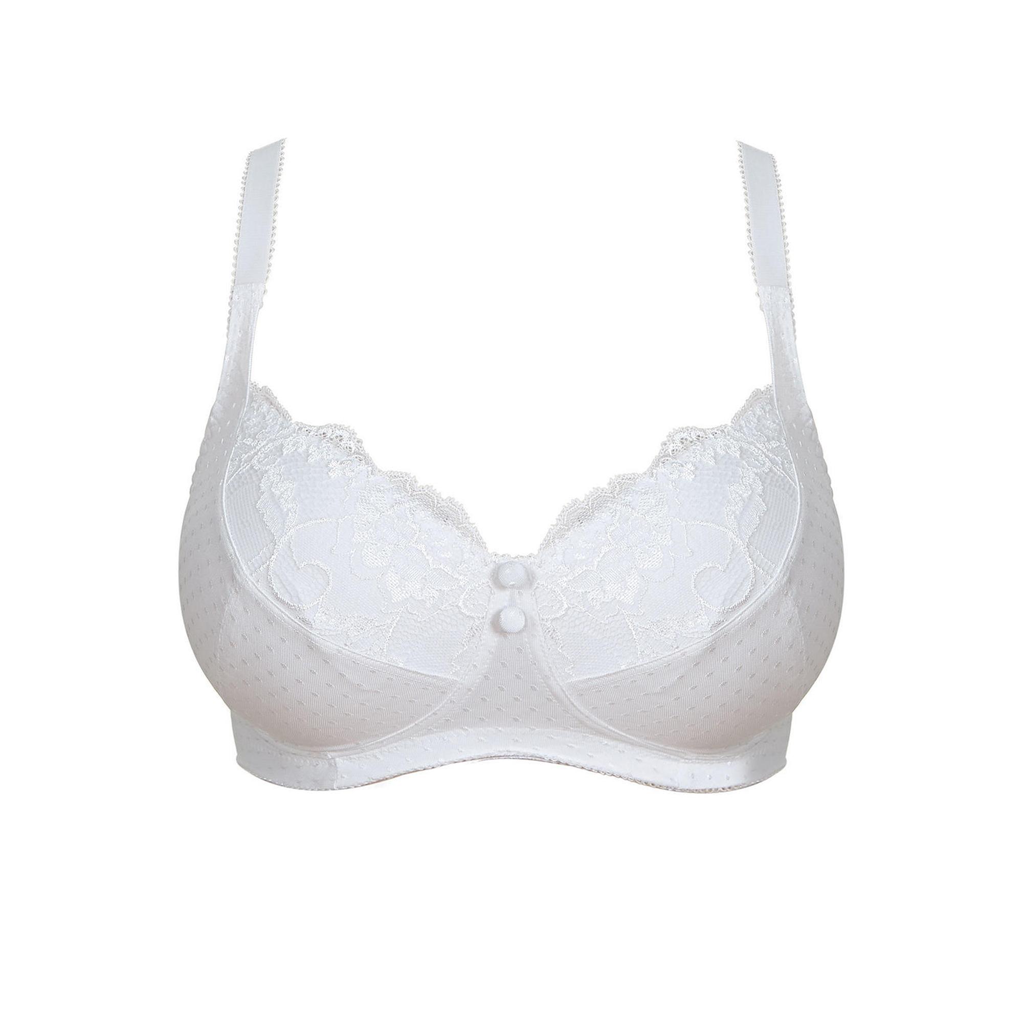Royce Olivia Pocketed Contemporary Bra in White