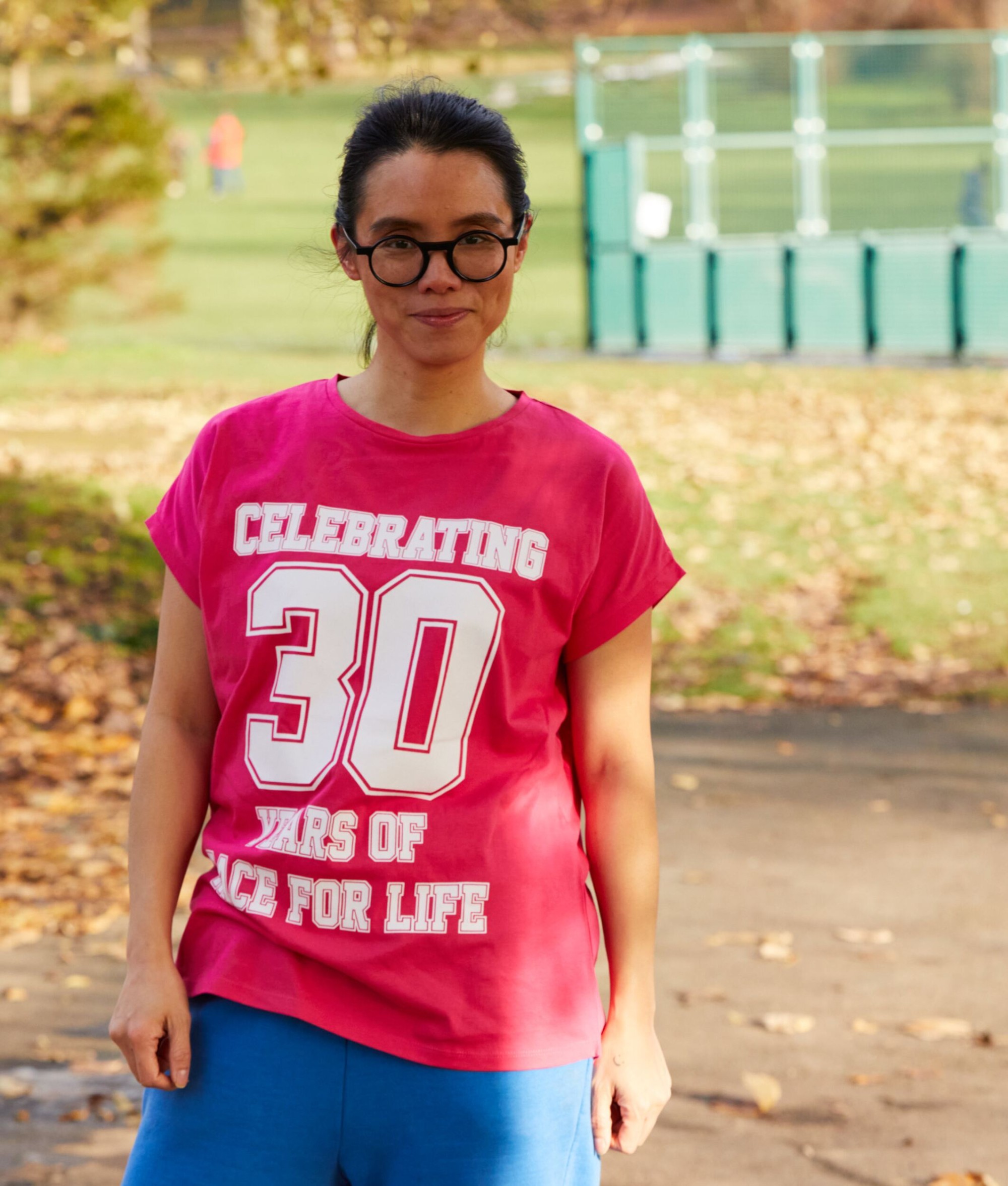 Race for Life 30th Anniversary Organic Cotton Ladies T-Shirt Cancer Research UK