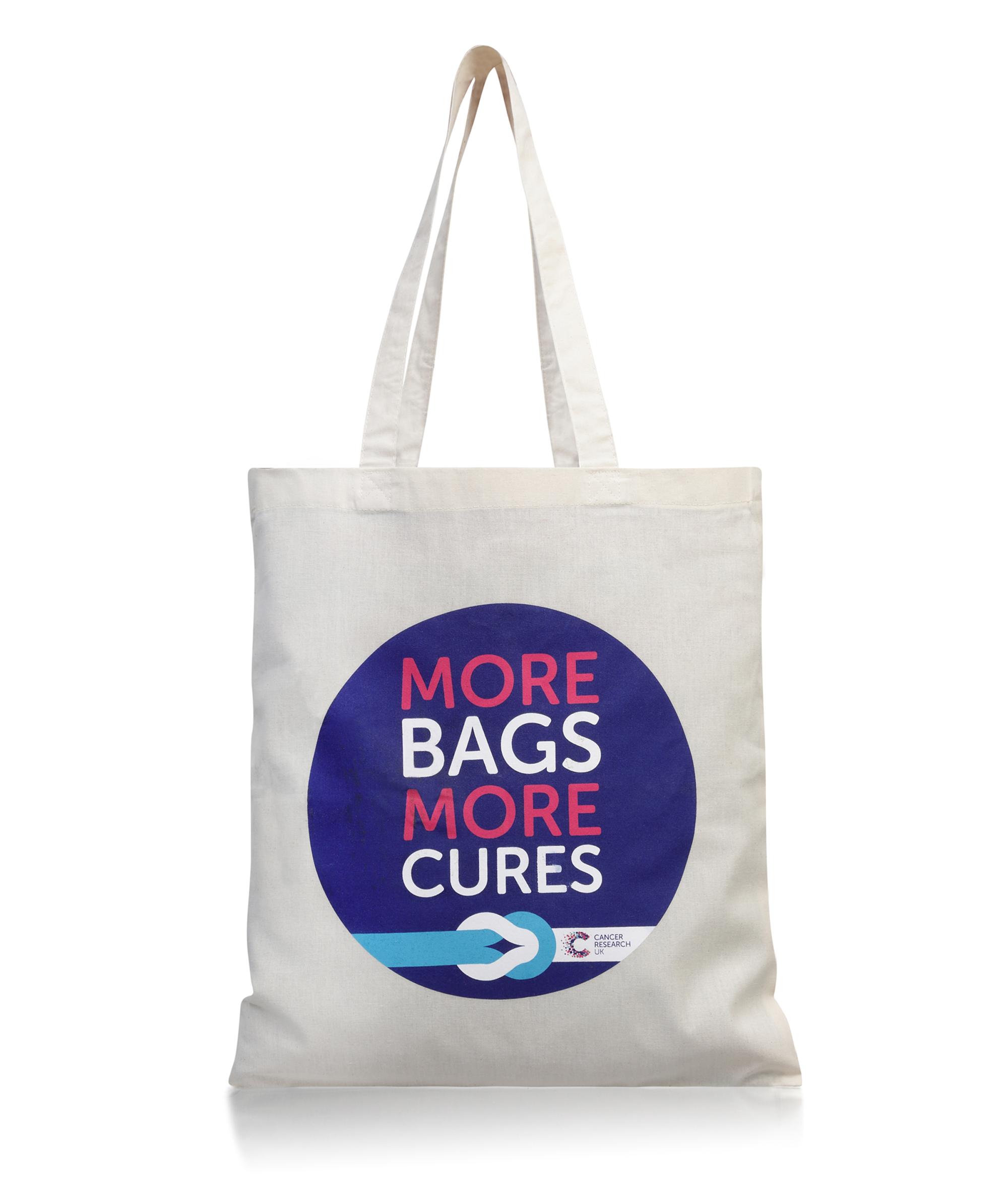 More Bags More Cures Tote Bag Cancer Research Uk Online Shop