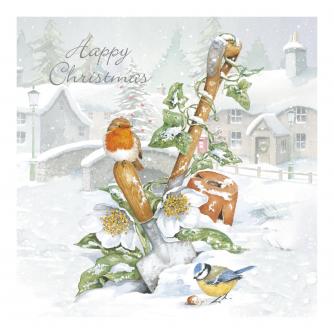Winter in the Garden Christmas Cards - Pack of 10