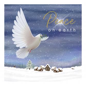 Peace and Goodwill Christmas Cards - Pack of 10