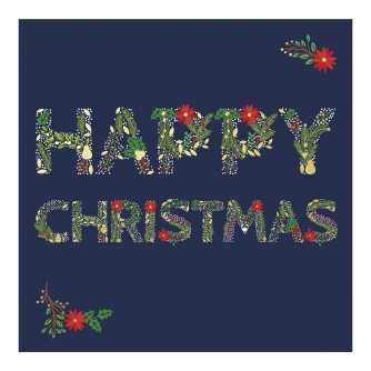 Fantastically Festive Floral Christmas Cards - Pack of 10