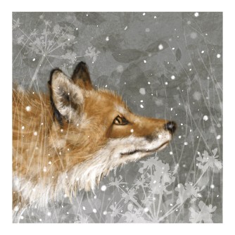 Fox in the Moonlight Christmas Cards - Pack of 10