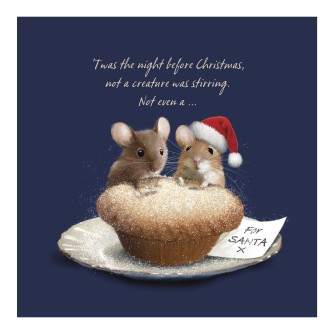Not A Creature Was Stirring Christmas Cards - Pack of 10