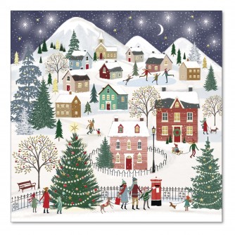 Festive Family Fun Christmas Cards - Pack of 10 or 20