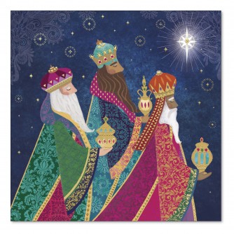 Gold, Frankincense and Myrrh Christmas Cards - Pack of 10 or 20