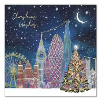London Skyline Christmas Cards - Pack of 10