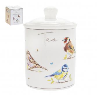 Country Life Birds Tea Canister