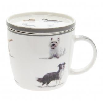Dog Breeds Mug & Coaster Set