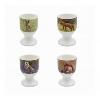 Wildlife Egg Cups - Set of 4