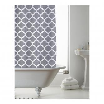Country Club Shower Curtain - Moroccan Grey