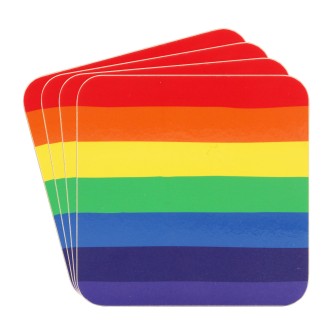 Rainbow Flag Coasters