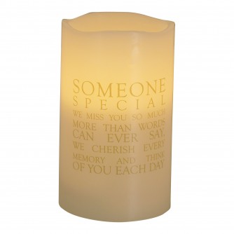 Someone Special LED Pillar Candle