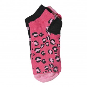 Breast Cancer Awareness 3 Pack Ladies Trainer Socks