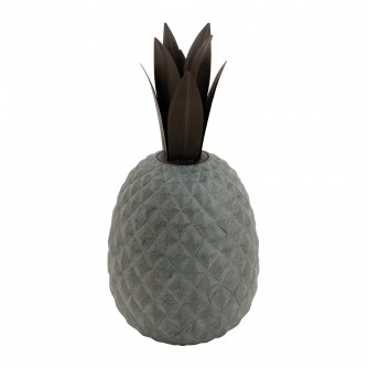 Premier Stone Effect 50cm Pineapple Ornament