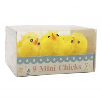9 Mini Easter Chicks