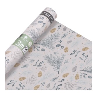 Eco Nature Seasons of Serenity FSC Recyclable 3m Christmas Wrapping Paper