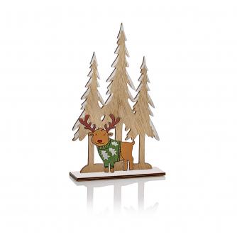 Wooden Table Decoration - Reindeer
