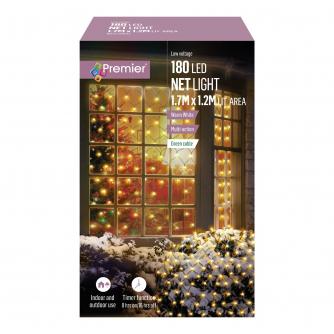 Premier 180 LED Warm White Indoor/Outdoor Net Lights