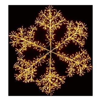 Premier 1.5m Starburst Snowflake LED Decoration