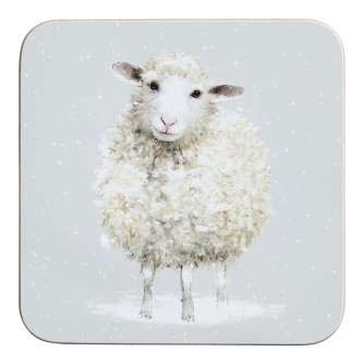 Winter Sheep Drinks Coasters