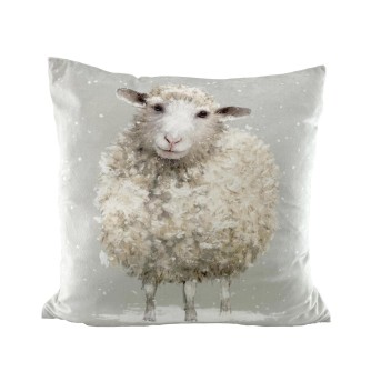 Winter Sheep Cushion