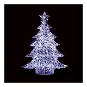 Premier 1m LED Lit Christmas Tree Decoration