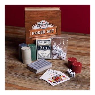 Harvey's Bored Games Poker Game Set
