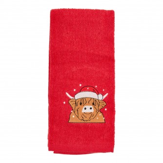 Finlay the Highland Cow Guest Towel