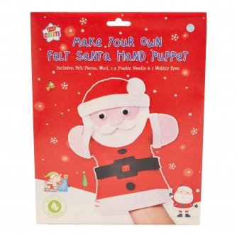 Make Your Own Christmas Hand Puppet - Santa