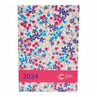 Cancer Research UK 2024 Desk Diary - Floral