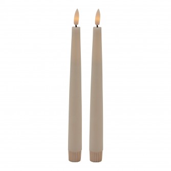 Set of 2 LED Taper Candles